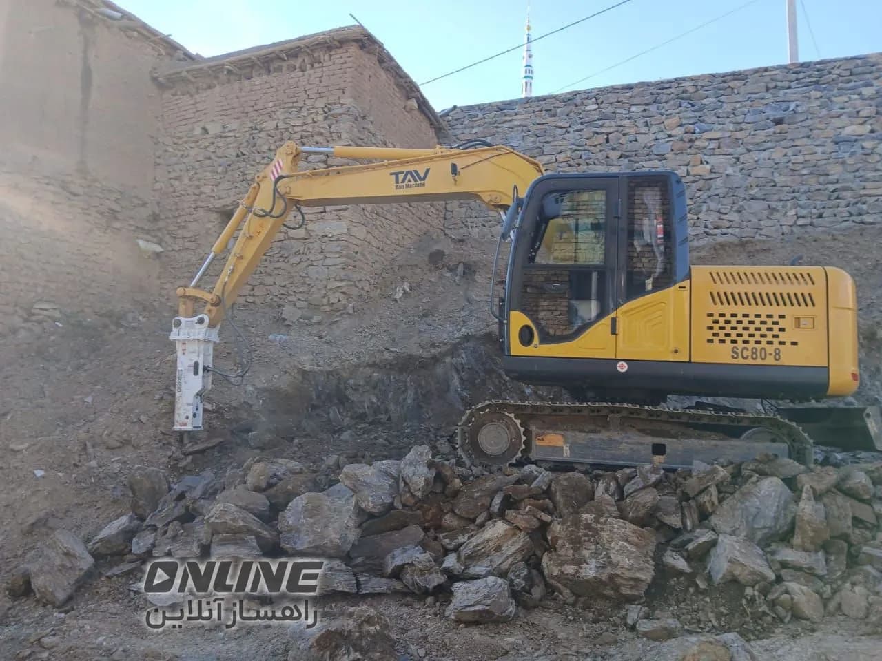 مینی بیل دلتا ۸ تن